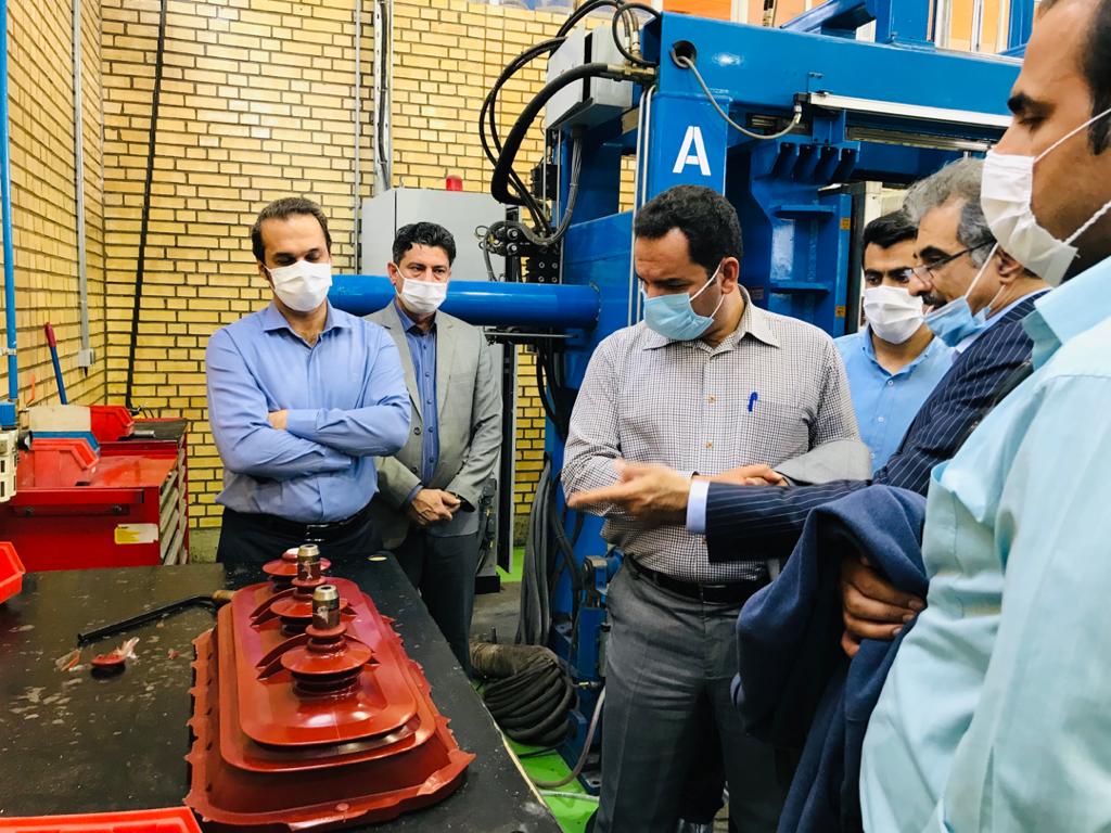 بازدید جمعی از مدیران و کارشناسان شرکت توزیع برق شیراز از شرکت سرو نیرو شیراز
