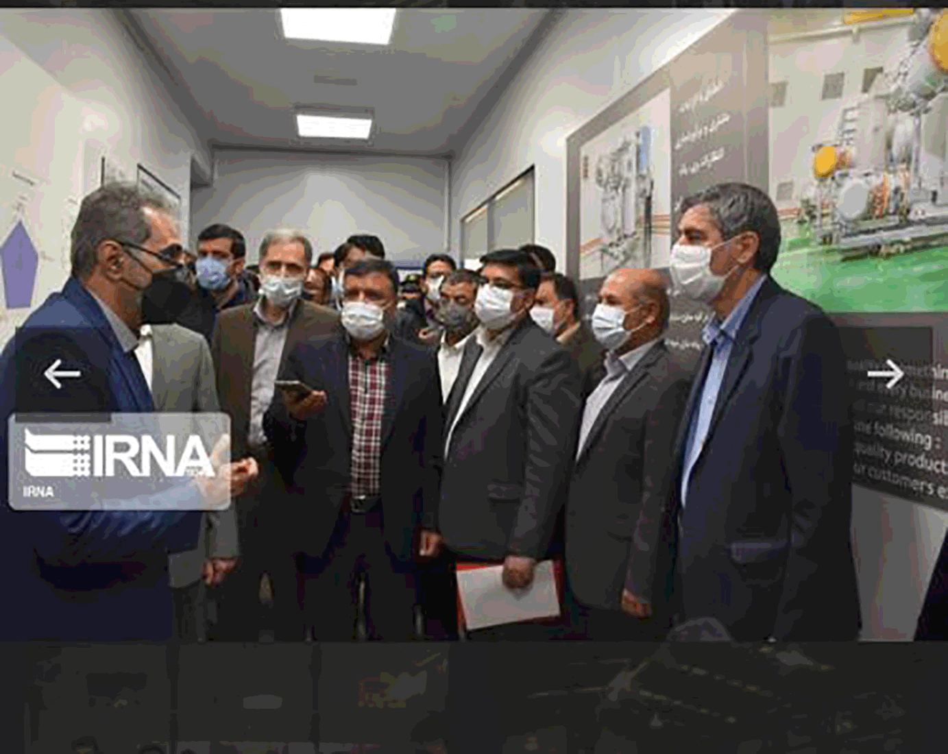 بازدید استاندار محترم  فارس و هیأت محترم همراه از شرکت سرو نیرو شیراز در تاریخ 1400/09/14